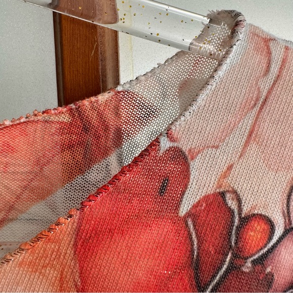 FINE KNITT SWEATER ART PRINT FALL LEAVES - Picture 8 of 10